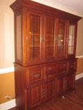 China cabinet, matching dining room table