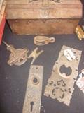 Antique Tool box, antique parts