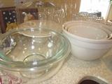 Hall Mixing Bowls, Glass Mixing Bowls
