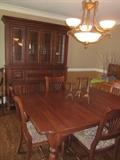 Dining Set, 4 leaves, 6 chairs