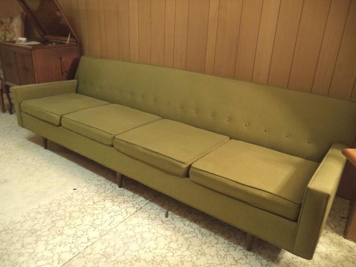 Mid Century Selig Monroe Sofa (cushion inserts will need to be replaced)