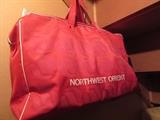 NORTHWEST ORIENT RED BAG