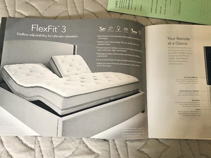 King Size Bed - m7 Sleep Number Foam Series with Flexfit Adjustable Base