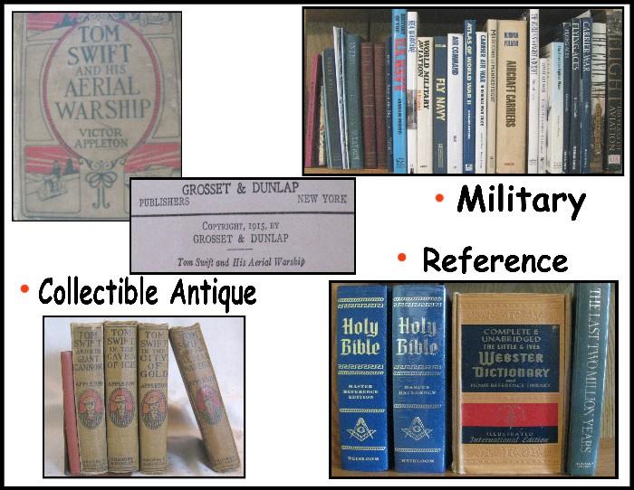Books. Military, collectible, antique, reference, nature and more