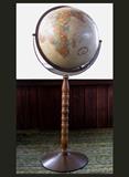 Vintage standing globe