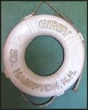 Vintage full-size life preserver from South Hampton, New Hampshire (population 822)
