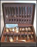 Silverplated  forks, knives, spoons, serving