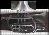 Vintage cornet engraved "M. Dupont, Paris." 