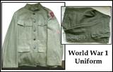 World War One uniform