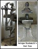 Antique blacksmith's post vice