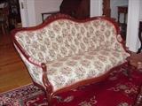Victorian parlor sofa