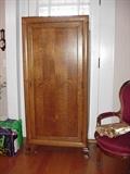 Quarter-sawn oak armoire