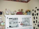 Large selection of chickens plus Johnson Brothers dinnerware