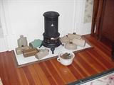 Antique bed warmers and heater