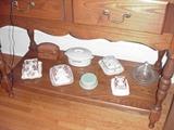 Collection of  butter dishes