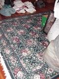 Large rug, floral design