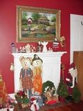 Halloween and Christmas decorations