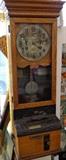 Turn of the century Victorian wall time clock-a real beauty!!