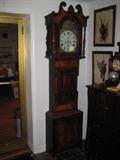 Period grandfathers clock from a Northampton County estate.