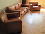 Outstanding Ralph Lauren leather couch set. This is a very high quality set.