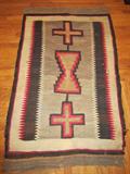 NATIVE AMERICAN, INDIAN, SOUTHWEST, COWBOY, RUG, NAVAJO
