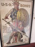 original Boy Scout war bond poster - nicely framed - great image!