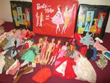 HUGE LOT OF BARBIE DOLLS AND CLOTHING