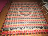 SIGNED AND DATED 1851 COVERLET FROM ALLENTOWN PA