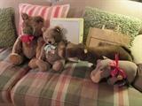 Steiff bears and hippos