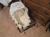 Vintage baby carriage.