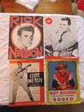 early souvenir books, including a 1956 Elvis Presley souvenir photo album