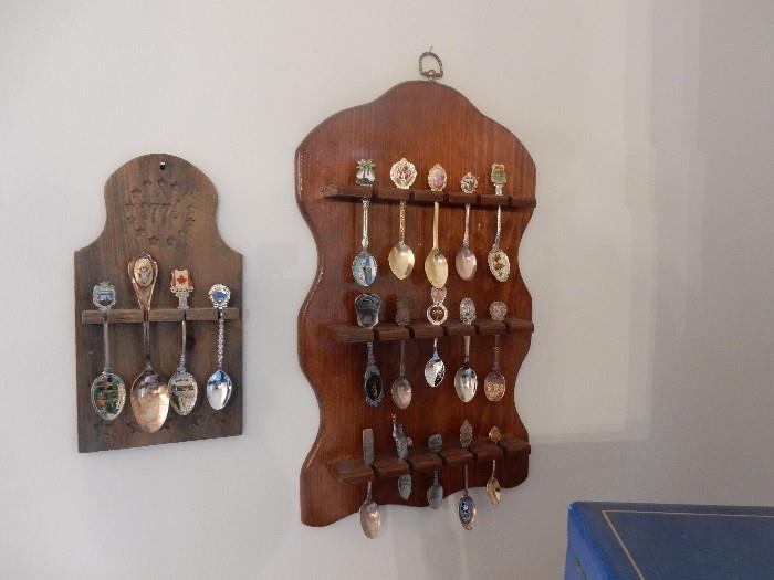 spoon collection and holders