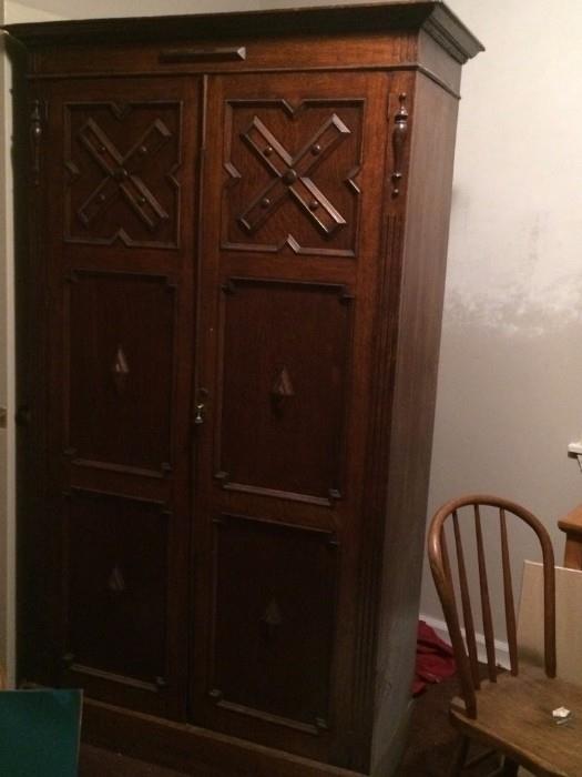 beautiful english armoire the crosses gig it a craftsman look …...