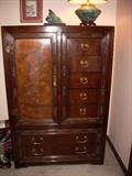 Bernhardt Tall Side by Side Oriental Style Chest