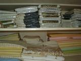 Lots of linens, some new.