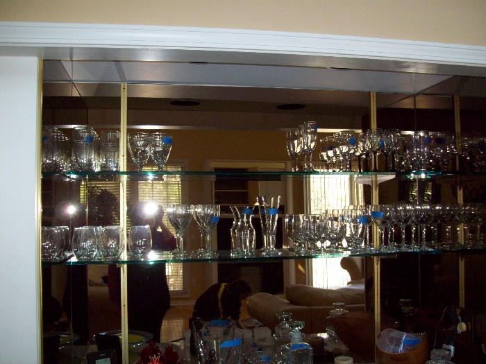 Almost all of that glassware is commemorative of action at the Indianapolis Motor Speedway!!