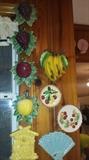 Wall pocket collection including McCoy fruit