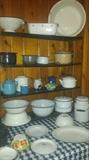 Part of the vast collection of enamel/graniteware. 