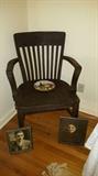 Antique photos, Mahogany arm chairs (2 available)