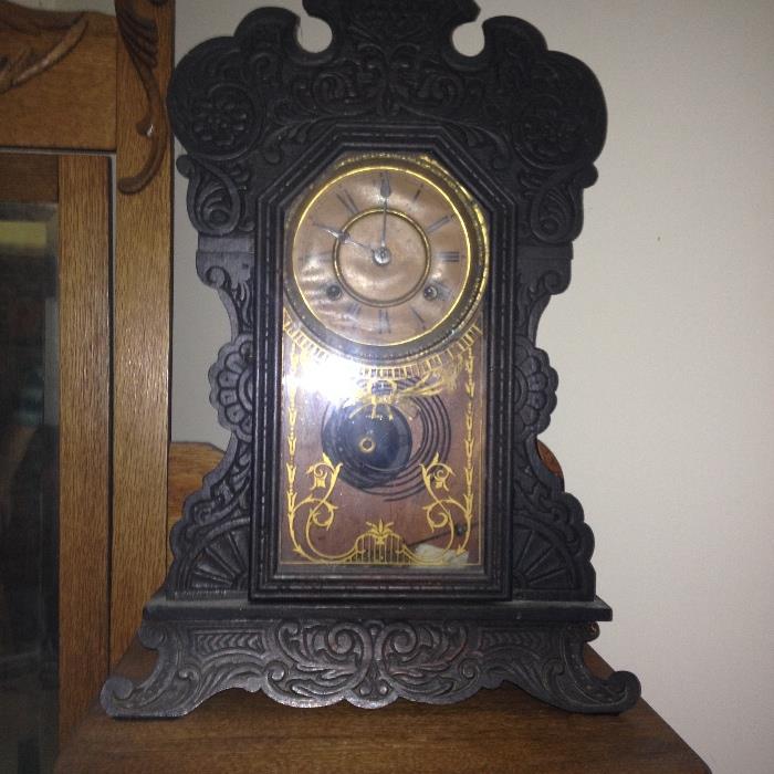 very old mantle clock