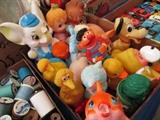 Vintage squeak toys