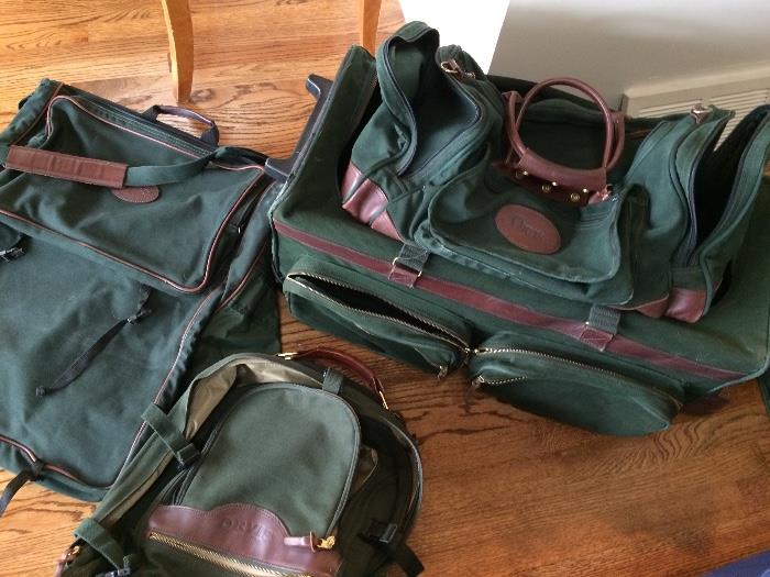 Orvis luggage w/ leather trim