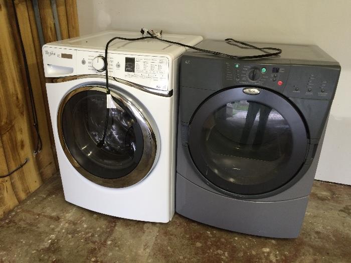 Whirlpool Newer Washer and Dryer, "Duet" frontloading