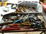 Guy stuff! lots of hand tools of all kinds- also in Garage