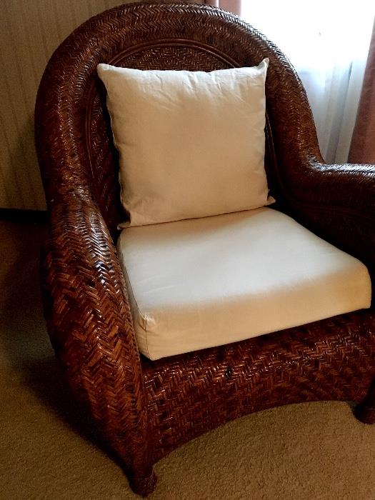 REALLY Rare Retired Pottery Barn Malabar Chair...