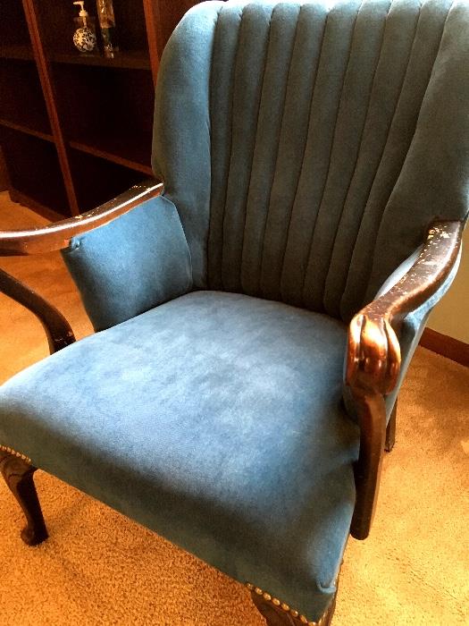 Here It Is...My Fave...LOVE This Pretty Blue Antique Chair...