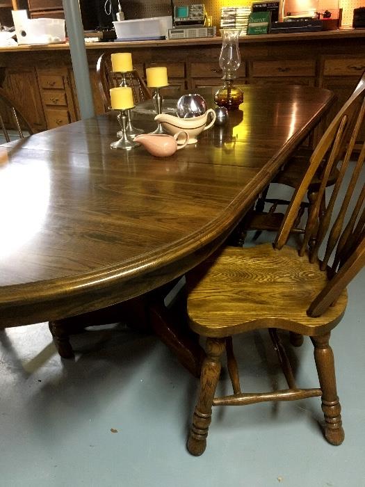 For The Waltons!...A Beautiful Solid Oak Dining Table...