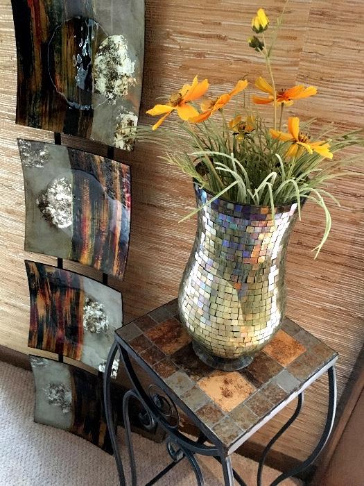 Plant Stands and Glass Art...