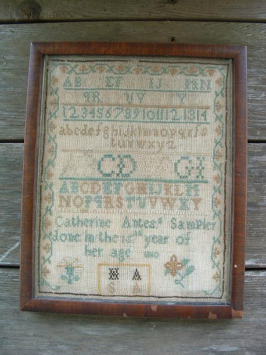 Another beautiful letter sampler