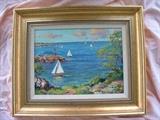 Wayne Morrell painting (Rockport Mass)
